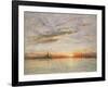 Sunset, Venice, 1902-Albert Goodwin-Framed Giclee Print