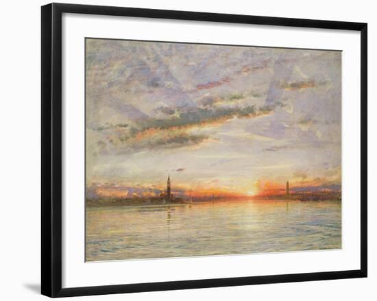 Sunset, Venice, 1902-Albert Goodwin-Framed Giclee Print