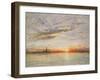 Sunset, Venice, 1902-Albert Goodwin-Framed Giclee Print