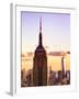 Sunset View, Empire State Building and One World Trade Center (1Wtc), Manhattan, NYC, US, Colors-Philippe Hugonnard-Framed Premium Photographic Print