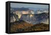 Sunset, View from Kolob Terrace, Zion National Park, Utah, USA-Michel Hersen-Framed Stretched Canvas