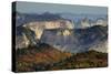 Sunset, View from Kolob Terrace, Zion National Park, Utah, USA-Michel Hersen-Stretched Canvas