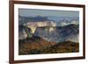 Sunset, View from Kolob Terrace, Zion National Park, Utah, USA-Michel Hersen-Framed Photographic Print