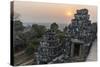 Sunset View from Phnom Bakheng, Angkor, UNESCO World Heritage Site, Siem Reap, Cambodia, Indochina-Michael Nolan-Stretched Canvas