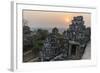 Sunset View from Phnom Bakheng, Angkor, UNESCO World Heritage Site, Siem Reap, Cambodia, Indochina-Michael Nolan-Framed Photographic Print