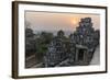 Sunset View from Phnom Bakheng, Angkor, UNESCO World Heritage Site, Siem Reap, Cambodia, Indochina-Michael Nolan-Framed Photographic Print