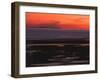 Sunset View from Walney Island Near Barrow-In-Furness Towards Isle of Man Lake District-null-Framed Premium Photographic Print