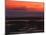 Sunset View from Walney Island Near Barrow-In-Furness Towards Isle of Man Lake District-null-Mounted Premium Photographic Print