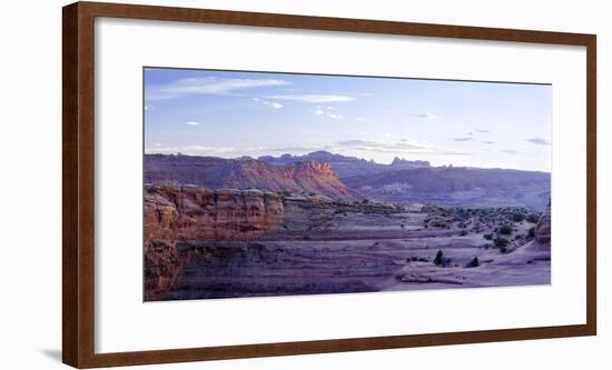 Sunset view of Arches National Park, Moab, Utah, USA-Panoramic Images-Framed Photographic Print