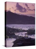 Sunset View of Historic Nelson's Dockyard, Antigua-Walter Bibikow-Stretched Canvas