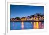 Sunset View of Lagos, Algarve, Portugal-Sabine Lubenow-Framed Photographic Print