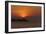 Sunset View of Lighthouse in Manila Bay, Manila, Philippines-Keren Su-Framed Photographic Print