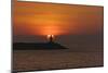 Sunset View of Lighthouse in Manila Bay, Manila, Philippines-Keren Su-Mounted Photographic Print