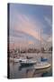 Sunset View of Marina and Downtown, San Diego, California, USA-Jaynes Gallery-Stretched Canvas