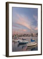 Sunset View of Marina and Downtown, San Diego, California, USA-Jaynes Gallery-Framed Photographic Print