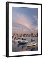 Sunset View of Marina and Downtown, San Diego, California, USA-Jaynes Gallery-Framed Photographic Print