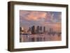 Sunset View of Marina and Downtown, San Diego, California, USA-Jaynes Gallery-Framed Photographic Print