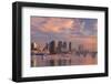 Sunset View of Marina and Downtown, San Diego, California, USA-Jaynes Gallery-Framed Photographic Print