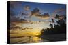 Sunset View of the Beach, Bohol Island, Philippines-Keren Su-Stretched Canvas