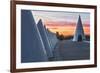 Sunset View of Umbracle Adjacent to El Palau De Les Arts Reina Sofia, City of Arts and Sciences-Cahir Davitt-Framed Photographic Print