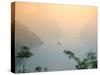 Sunset View of Xiling Gorge, Three Gorges, Yangtze River, China-Keren Su-Stretched Canvas