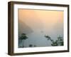 Sunset View of Xiling Gorge, Three Gorges, Yangtze River, China-Keren Su-Framed Premium Photographic Print