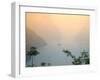 Sunset View of Xiling Gorge, Three Gorges, Yangtze River, China-Keren Su-Framed Premium Photographic Print