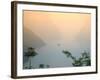 Sunset View of Xiling Gorge, Three Gorges, Yangtze River, China-Keren Su-Framed Photographic Print