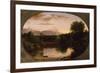 Sunset, View on Catskill Creek, 1833-Thomas Cole-Framed Giclee Print