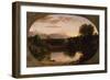 Sunset, View on Catskill Creek, 1833-Thomas Cole-Framed Giclee Print