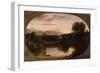 Sunset, View on Catskill Creek, 1833-Thomas Cole-Framed Giclee Print