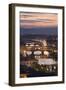 Sunset View over Florence and the Ponte Vecchio from Piazza Michelangelo-Stuart Black-Framed Photographic Print