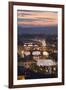 Sunset View over Florence and the Ponte Vecchio from Piazza Michelangelo-Stuart Black-Framed Photographic Print