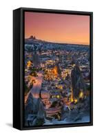 Sunset View over Goreme, Cappadocia, Turkey-Stefano Politi Markovina-Framed Stretched Canvas