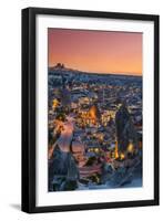 Sunset View over Goreme, Cappadocia, Turkey-Stefano Politi Markovina-Framed Photographic Print