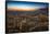 Sunset view over London, from The Shard, London, England, United Kingdom, Europe-Paul Porter-Framed Stretched Canvas