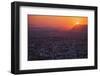 Sunset View over the Cityscape of Alicante Looking Towards Sierra De Fontcalent-Cahir Davitt-Framed Photographic Print