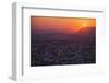 Sunset View over the Cityscape of Alicante Looking Towards Sierra De Fontcalent-Cahir Davitt-Framed Premium Photographic Print