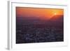 Sunset View over the Cityscape of Alicante Looking Towards Sierra De Fontcalent-Cahir Davitt-Framed Photographic Print