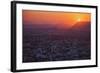 Sunset View over the Cityscape of Alicante Looking Towards Sierra De Fontcalent-Cahir Davitt-Framed Photographic Print