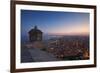 Sunset View over the Cityscape of Alicante Looking Towards the Lookout Tower and Port of Alicante-Cahir Davitt-Framed Photographic Print