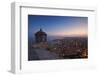 Sunset View over the Cityscape of Alicante Looking Towards the Lookout Tower and Port of Alicante-Cahir Davitt-Framed Photographic Print