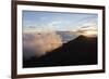 Sunset Viewed from the Top of Mauna Kea Volcano , Foreground-James White-Framed Photographic Print