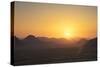 Sunset, Wadi Rum, Jordan, Middle East-Neil Farrin-Stretched Canvas