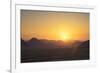 Sunset, Wadi Rum, Jordan, Middle East-Neil Farrin-Framed Photographic Print