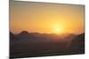 Sunset, Wadi Rum, Jordan, Middle East-Neil Farrin-Mounted Photographic Print