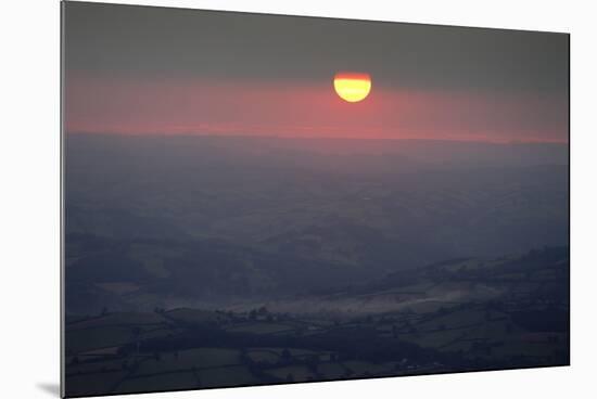 Sunset Wales 1-Charles Bowman-Mounted Photographic Print