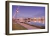 Sunset Walk at Lake Merritt, Oakland, California-Vincent James-Framed Photographic Print