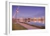 Sunset Walk at Lake Merritt, Oakland, California-Vincent James-Framed Photographic Print