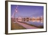 Sunset Walk at Lake Merritt, Oakland, California-Vincent James-Framed Photographic Print